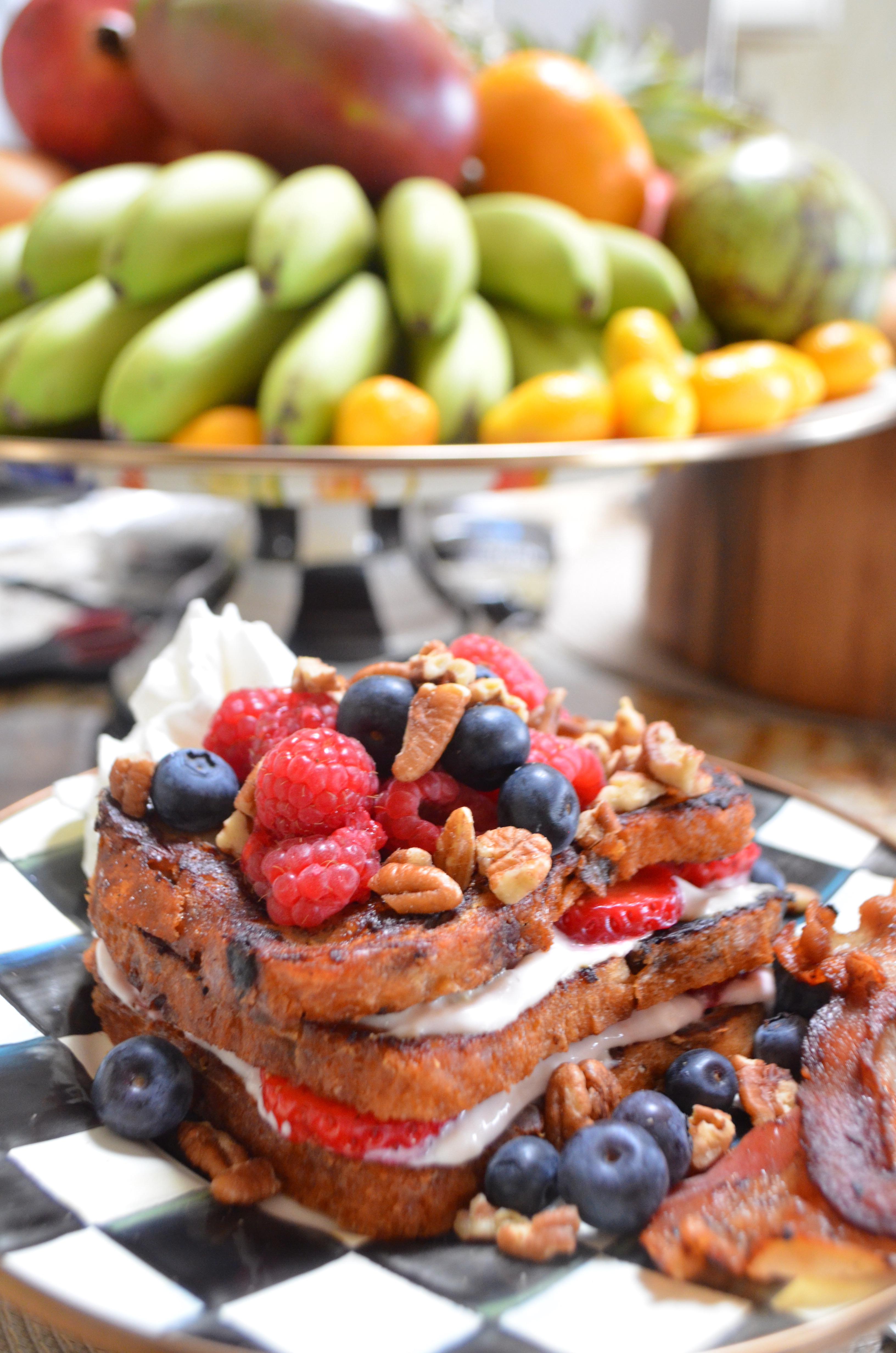 Cinnamon Raisin Berry French Toast | Colorful Foodie